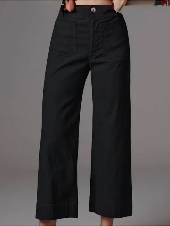 Anthropologie Pants - Anthropologie Maeve The Colette Crop High Rise Wide Leg Jeans